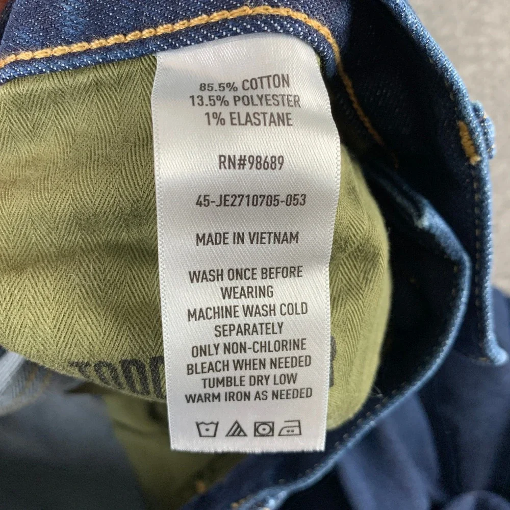 Todd Snyder Jeans Men 34x30 Slim Fit Stretch 5 Pocket Pant Modern A1